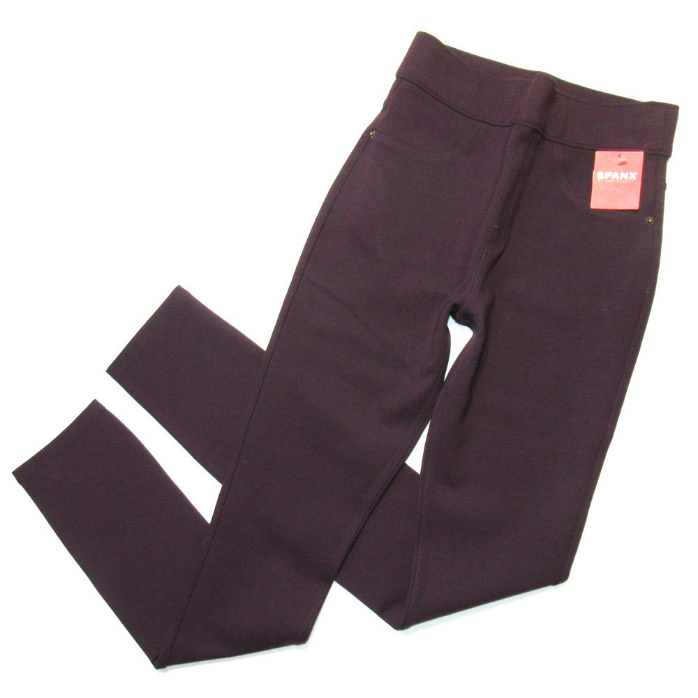NWT SPANX 20214 Tall Ponte Ankle Leggings in Brandywine 4-Pocket XS x 29"
